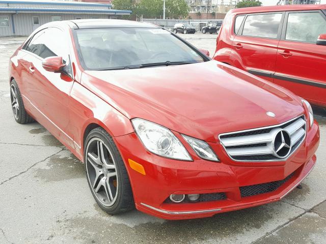 WDDKJ5GB4AF009590 - 2010 MERCEDES-BENZ E 350 RED photo 1