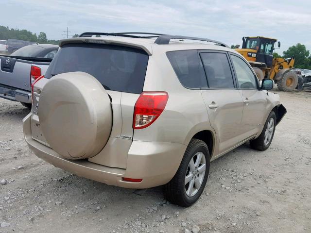 JTMBD31V185182914 - 2008 TOYOTA RAV4 LIMIT TAN photo 4