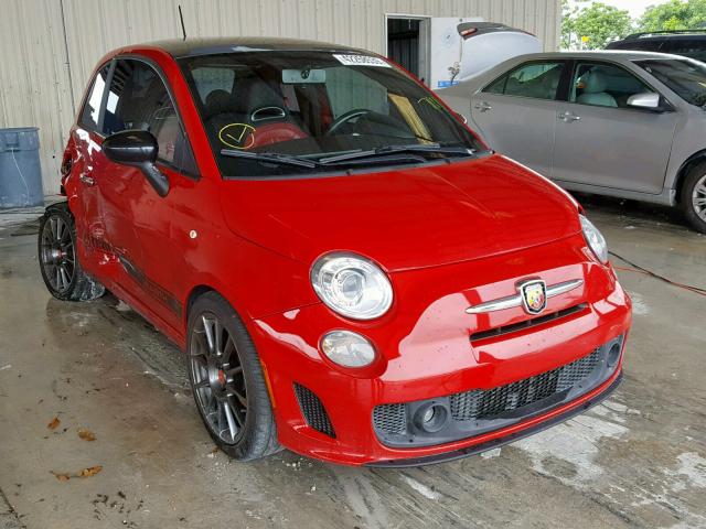 3C3CFFFH7CT313845 - 2012 FIAT 500 ABARTH RED photo 1