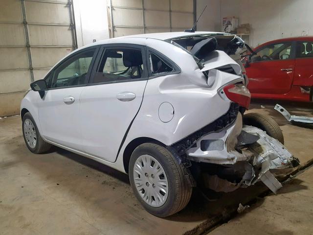 3FADP4AJXHM114971 - 2017 FORD FIESTA S WHITE photo 3