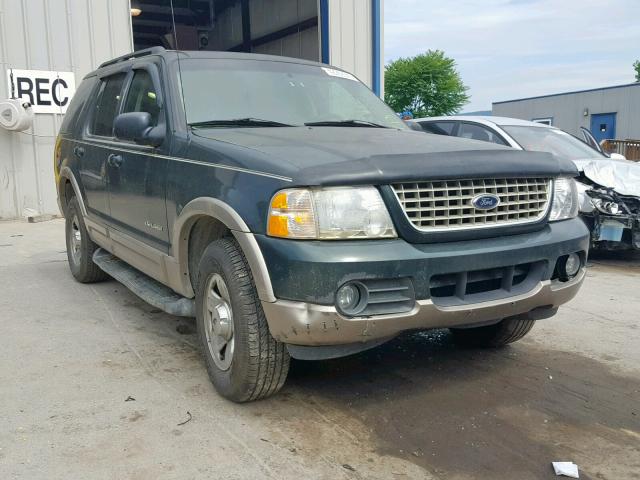 1FMDU74E72ZA16176 - 2002 FORD EXPLORER E GREEN photo 1