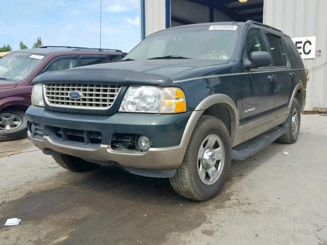 1FMDU74E72ZA16176 - 2002 FORD EXPLORER E GREEN photo 2