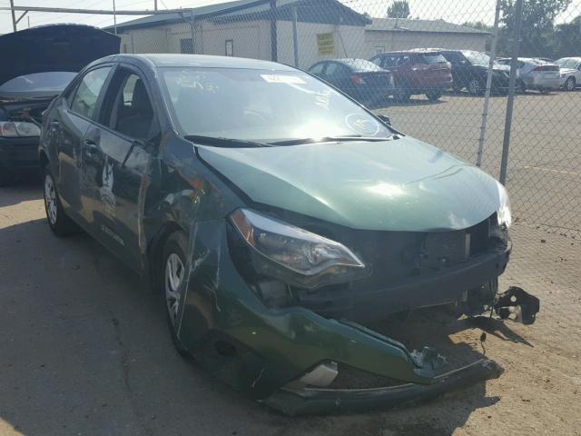 2T1BPRHE3EC149847 - 2014 TOYOTA COROLLA EC 绿色 照片 1