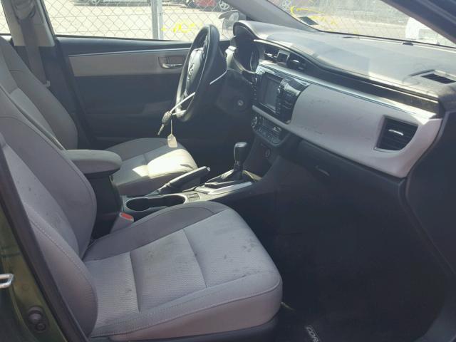 2T1BPRHE3EC149847 - 2014 TOYOTA COROLLA EC 绿色 照片 5