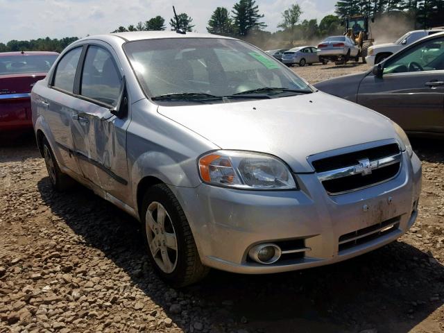 KL1TG5DE9BB249049 - 2011 CHEVROLET AVEO LT SILVER photo 1