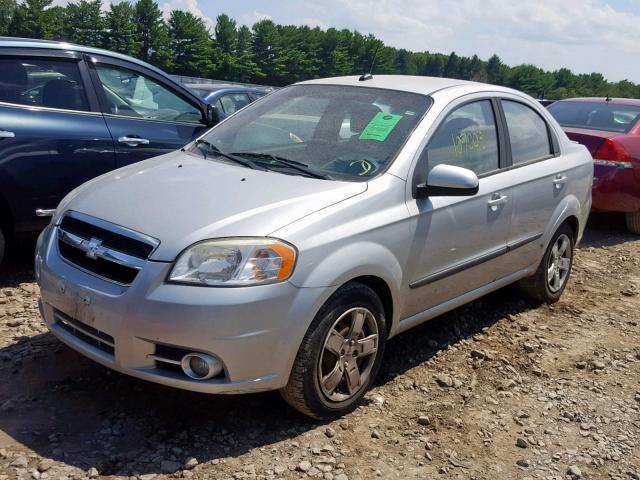 KL1TG5DE9BB249049 - 2011 CHEVROLET AVEO LT SILVER photo 2