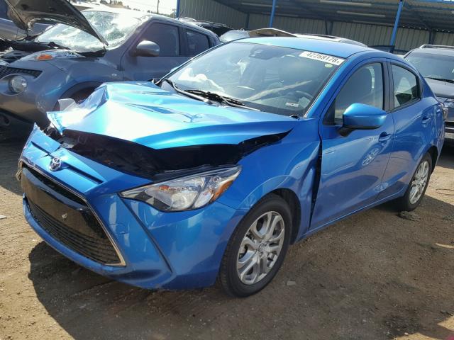 3MYDLBYV3HY159912 - 2017 TOYOTA YARIS IA BLUE photo 2