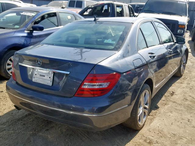 WDDGF4HB2EA953827 - 2014 MERCEDES-BENZ C 250 GRAY photo 4