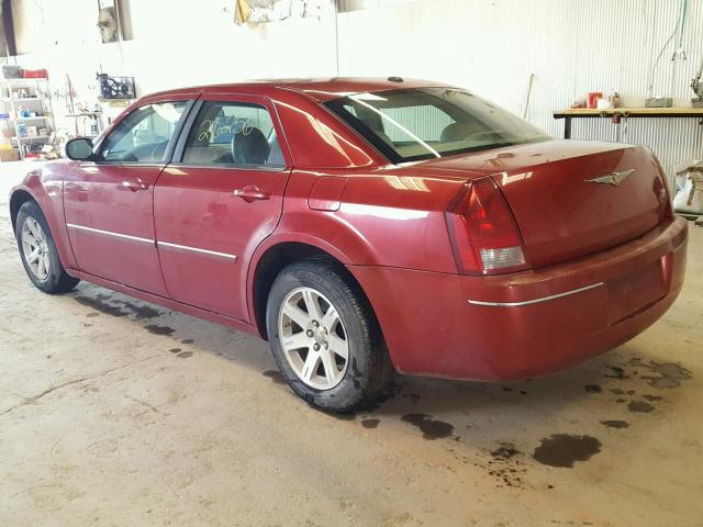 2C3KA53G07H795170 - 2007 CHRYSLER 300 TOURIN MAROON photo 3