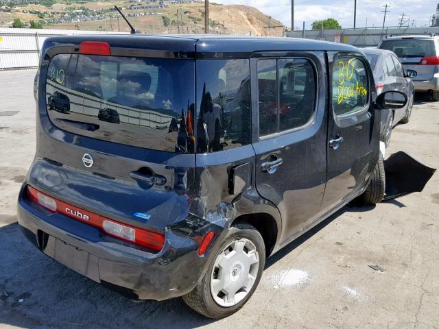 JN8AZ2KR5DT300143 - 2013 NISSAN CUBE S BLUE photo 4