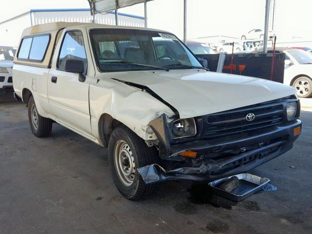 4TARN81A8NZ020445 - 1992 TOYOTA PICKUP 1/2 WHITE photo 1