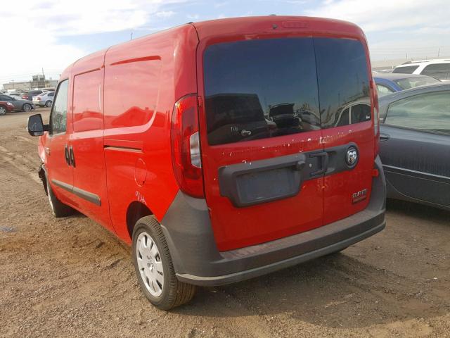 ZFBERFAT4G6B07427 - 2016 RAM PROMASTER 红色 照片 3