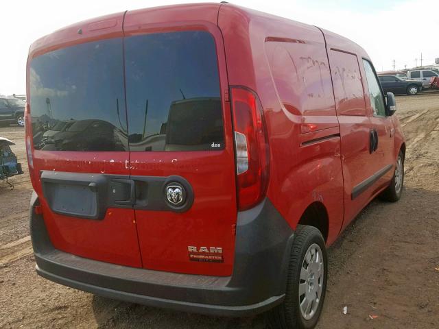 ZFBERFAT4G6B07427 - 2016 RAM PROMASTER 红色 照片 4