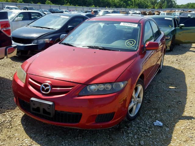 1YVHP80C575M22473 - 2007 MAZDA 6 I MAROON photo 2