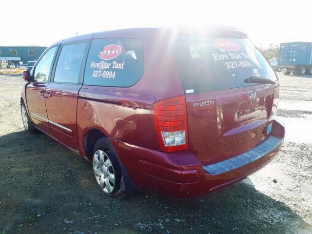 KNDMC233576043993 - 2007 HYUNDAI ENTOURAGE RED photo 3