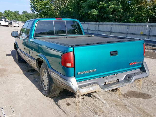 1GTDT19WXT8530858 - 1996 GMC SONOMA GREEN photo 3