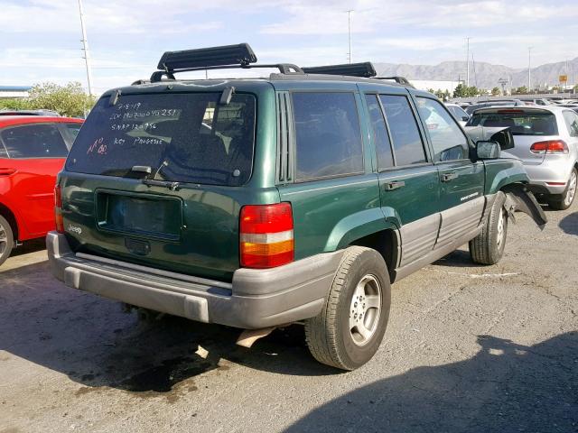 1J4FX58S5WC233057 - 1998 JEEP GRAND CHER GREEN photo 4