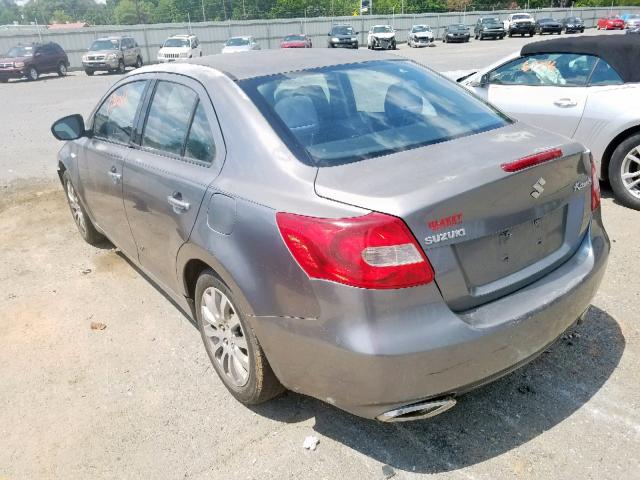 JS2RE9A33A6101415 - 2010 SUZUKI KIZASHI SE GRAY photo 3