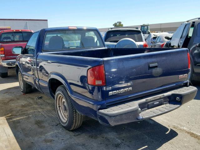 1GTCS14H138189468 - 2003 GMC SONOMA BLUE photo 3