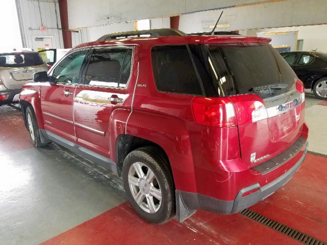 2GKALREK9E6195299 - 2014 GMC TERRAIN SL RED photo 3