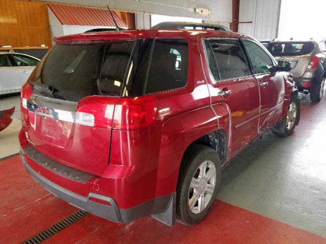 2GKALREK9E6195299 - 2014 GMC TERRAIN SL RED photo 4