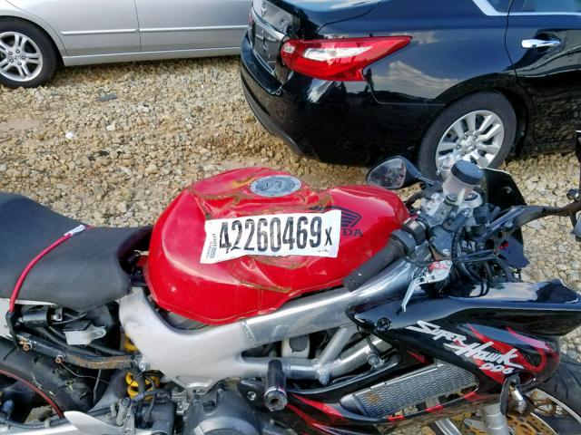 JH2SC3608WM001950 - 1998 HONDA VTR1000 F RED photo 5