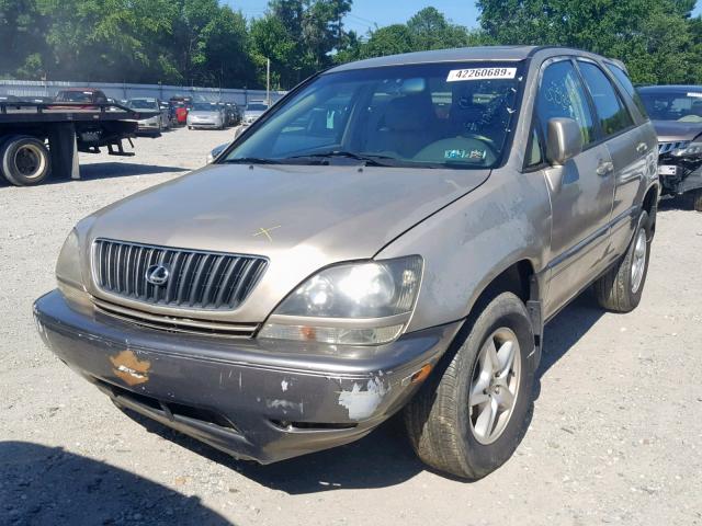 JT6HF10U2Y0114157 - 2000 LEXUS RX 300 TAN photo 2