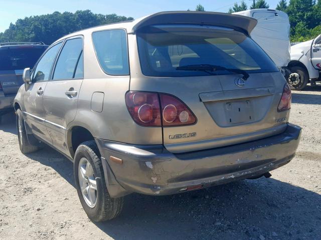 JT6HF10U2Y0114157 - 2000 LEXUS RX 300 TAN photo 3