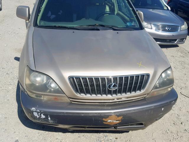 JT6HF10U2Y0114157 - 2000 LEXUS RX 300 TAN photo 7