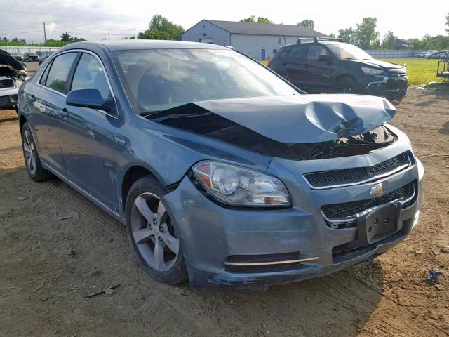 1G1ZF57549F219180 - 2009 CHEVROLET MALIBU HYB GREEN photo 1