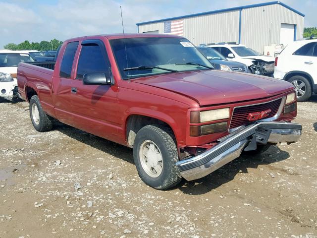 2GTEC19W5T1525980 - 1996 GMC SIERRA C15 RED photo 1