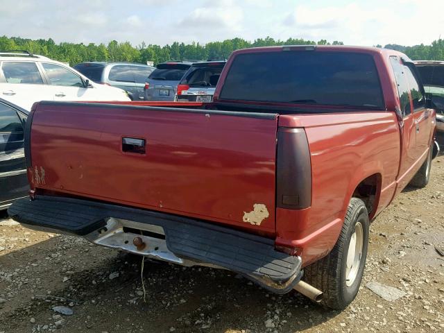 2GTEC19W5T1525980 - 1996 GMC SIERRA C15 RED photo 4