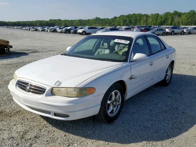 2G4WB55K3Y1237637 - 2000 BUICK REGAL LS WHITE photo 2