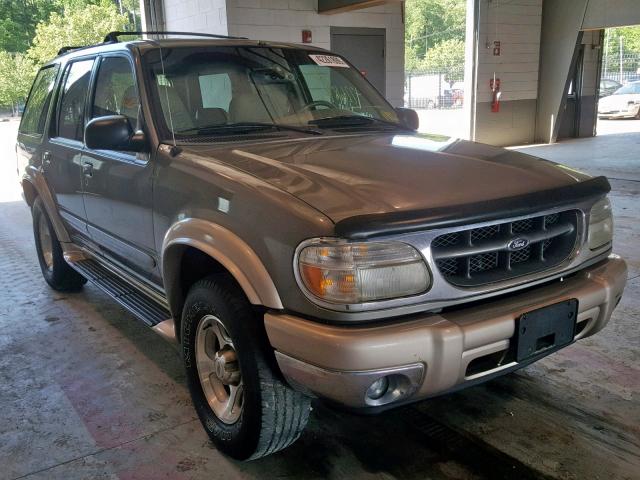 1FMZU74E1YUB86528 - 2000 FORD EXPLORER E GREEN photo 1