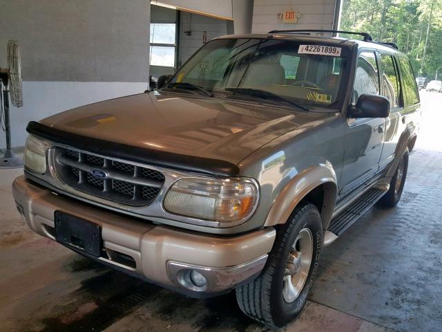 1FMZU74E1YUB86528 - 2000 FORD EXPLORER E GREEN photo 2