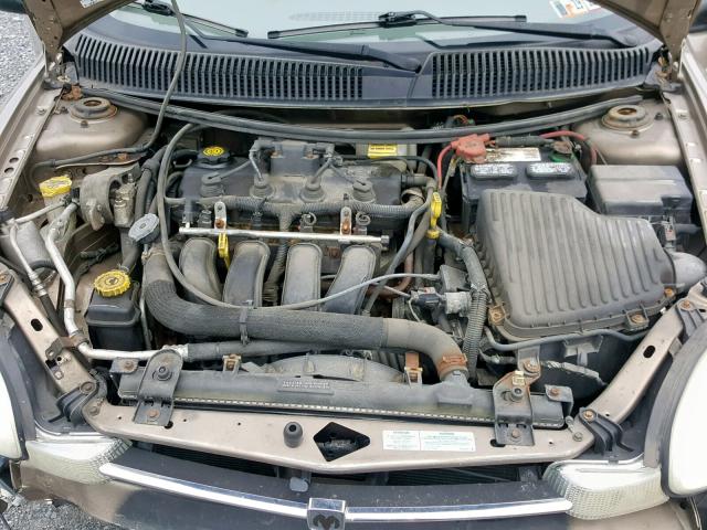 1B3ES46C61D226550 - 2001 DODGE NEON SE GOLD photo 7