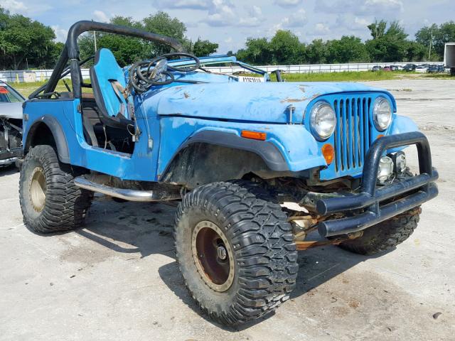 J9F93AC001209 - 1979 JEEP CJ7 BLUE photo 1