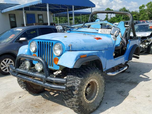 J9F93AC001209 - 1979 JEEP CJ7 BLUE photo 2