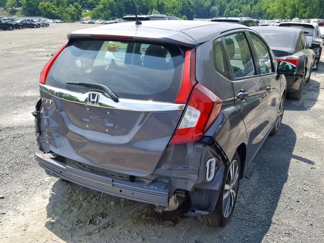 3HGGK5H81FM737506 - 2015 HONDA FIT EX GRAY photo 4