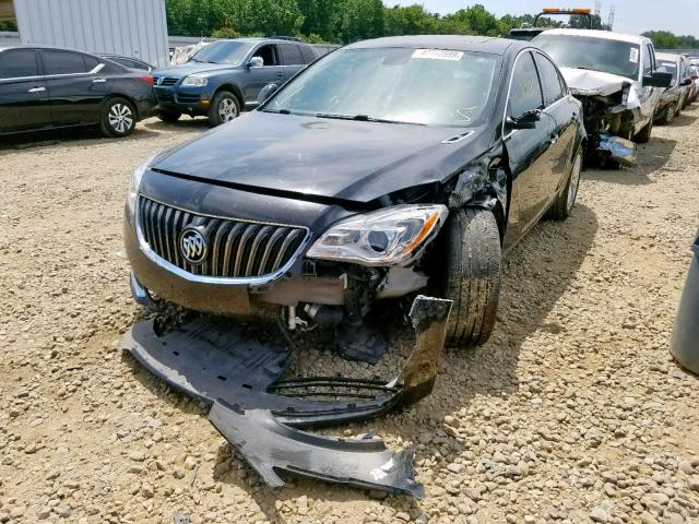 2G4GN5EX4E9268805 - 2014 BUICK REGAL PREM BLACK photo 2