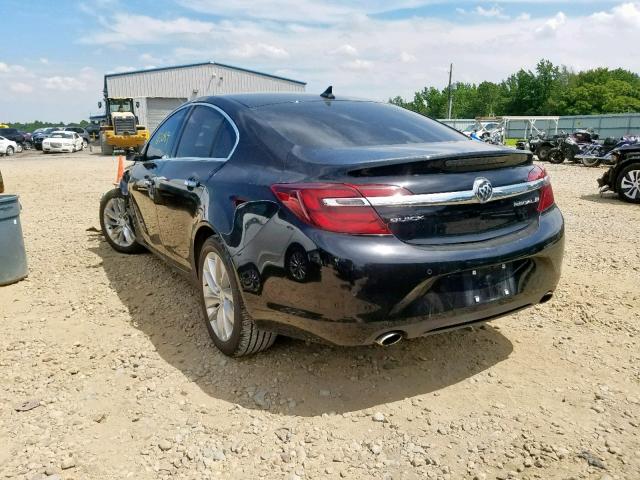 2G4GN5EX4E9268805 - 2014 BUICK REGAL PREM BLACK photo 3