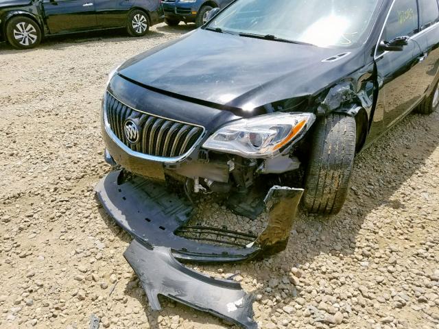 2G4GN5EX4E9268805 - 2014 BUICK REGAL PREM BLACK photo 9