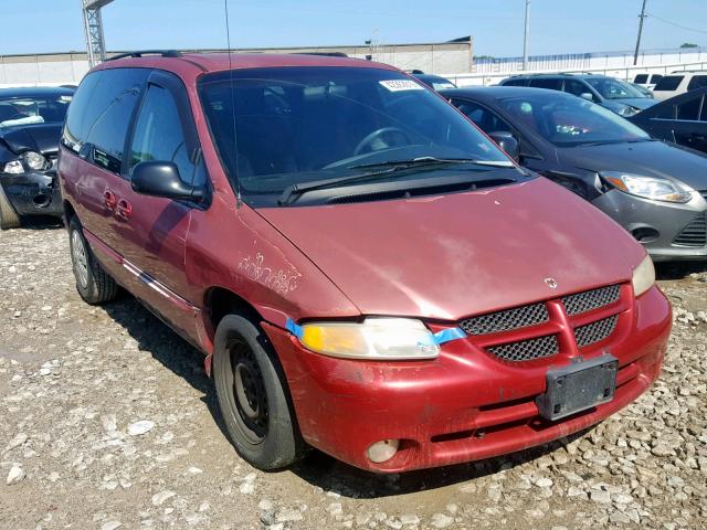 1B4GP45G3XB535178 - 1999 DODGE CARAVAN SE RED photo 1