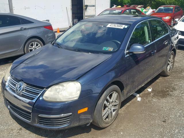 3VWSF81K36M642527 - 2006 VOLKSWAGEN JETTA 2.5 BLUE photo 2