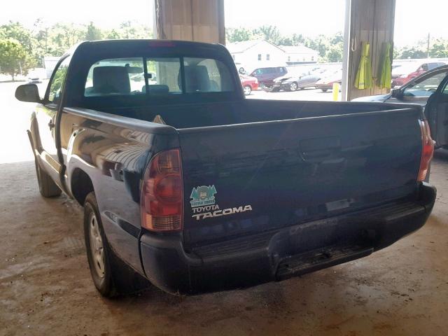 5TFNX4CN8CX009136 - 2012 TOYOTA TACOMA BLACK photo 3