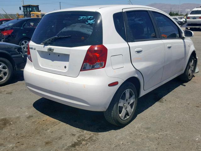 KL1TD66696B670487 - 2006 CHEVROLET AVEO BASE Ağ foto 4