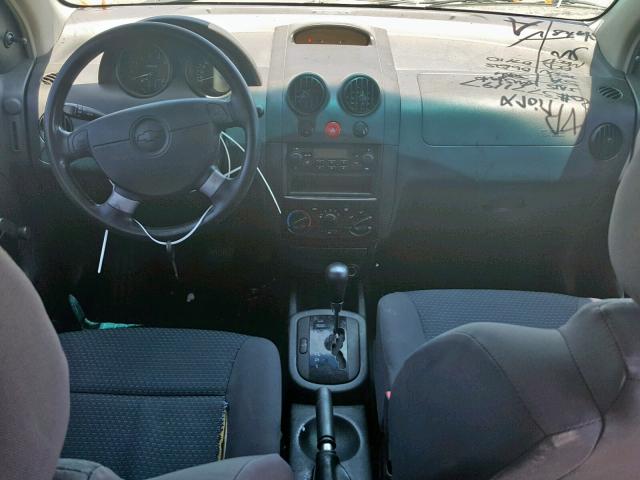 KL1TD66696B670487 - 2006 CHEVROLET AVEO BASE Ağ foto 9