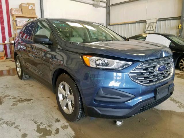 2FMPK3G90KBB17864 - 2019 FORD EDGE SE BLUE photo 1