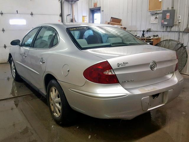 2G4WC532651279120 - 2005 BUICK LACROSSE C SILVER photo 3