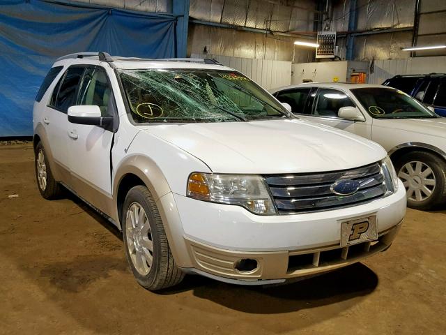 1FMDK07W48GA23348 - 2008 FORD TAURUS X E WHITE photo 1